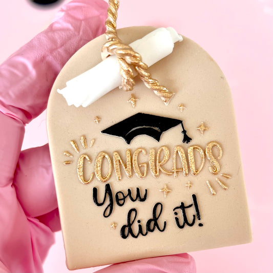 CONGRADS YOU DID IT - RAISED EMBOSSER