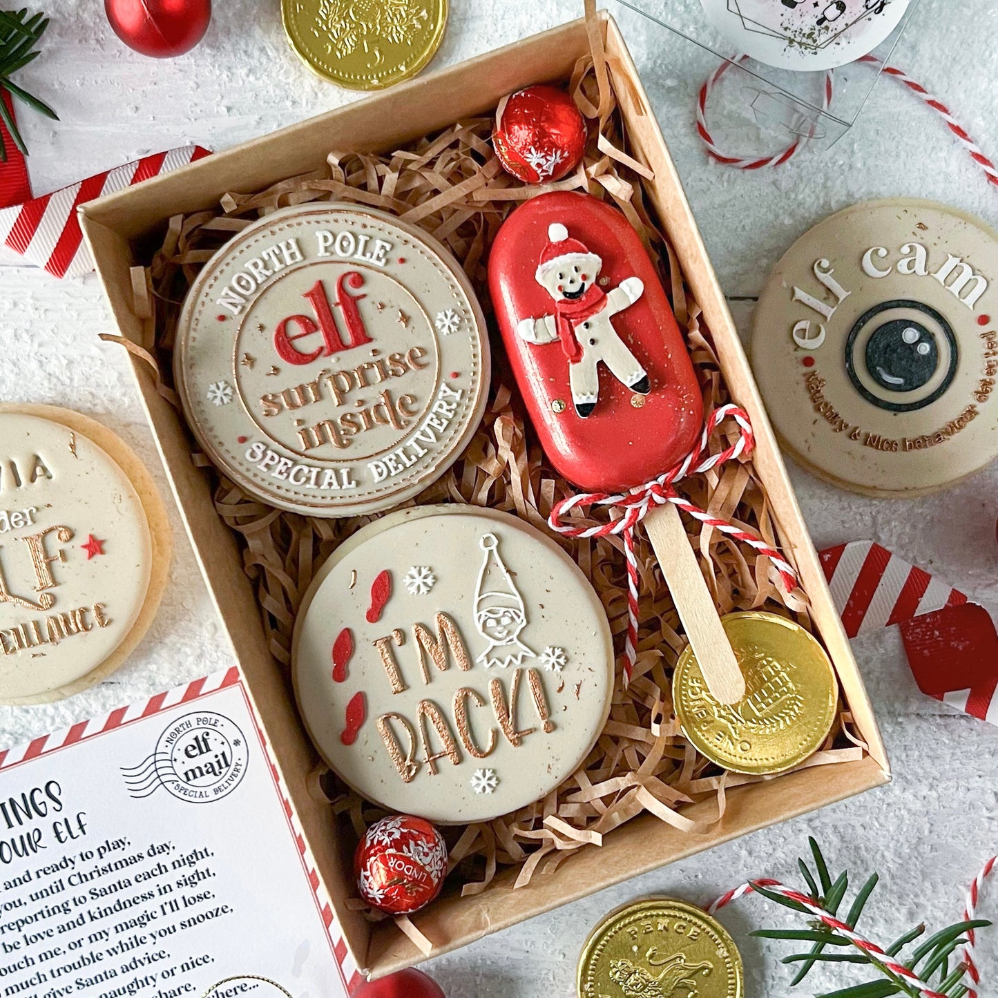 I'M BACK - RAISED EMBOSSER