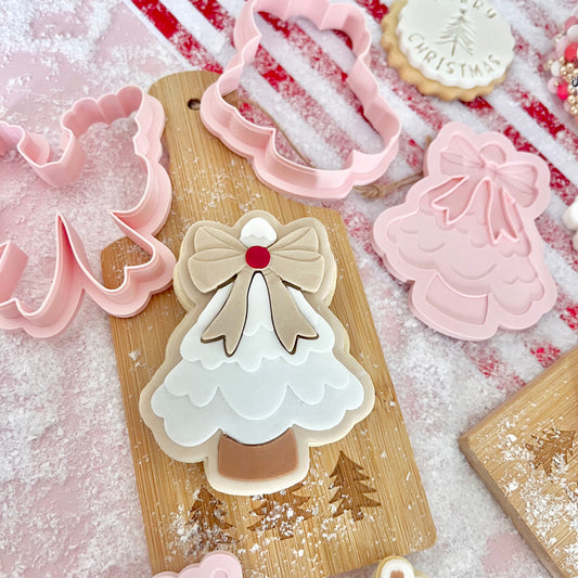 CHRISTMAS TREE BOW - MULTI POP EMBOSSER AND CUTTER