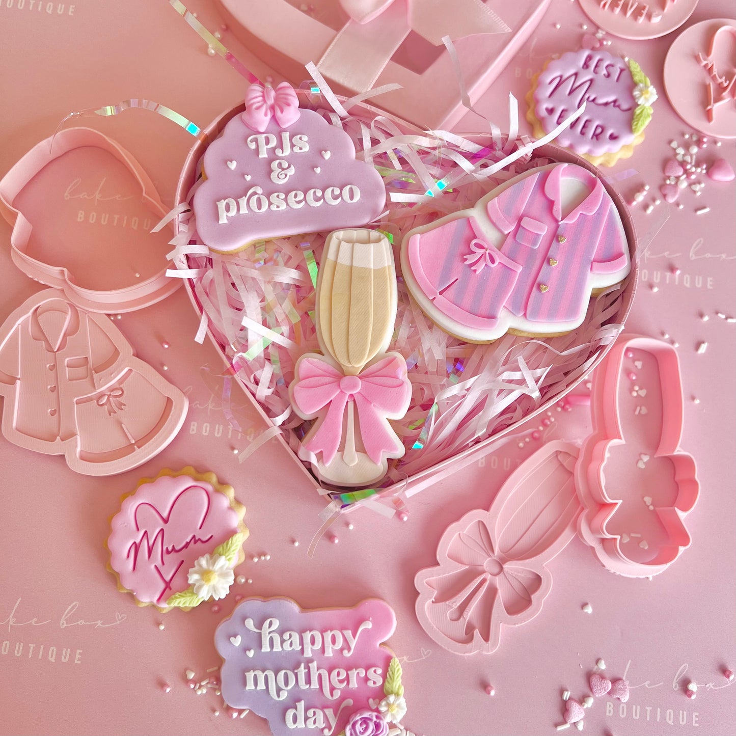 PROSECCO CHAMPAGNE FLUTE - MULTI POP EMBOSSER AND CUTTER