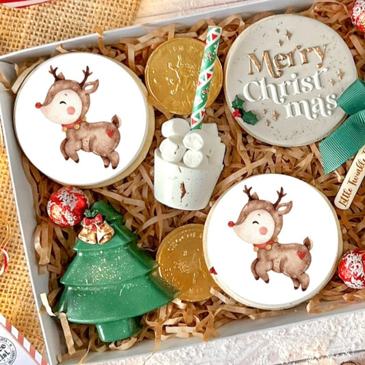 EDIBLE TOPPERS - CUTE REINDEER