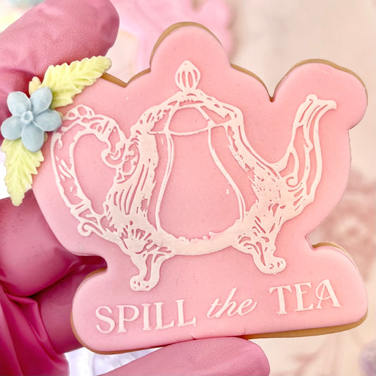 SPILL THE TEA - RAISED EMBOSSER