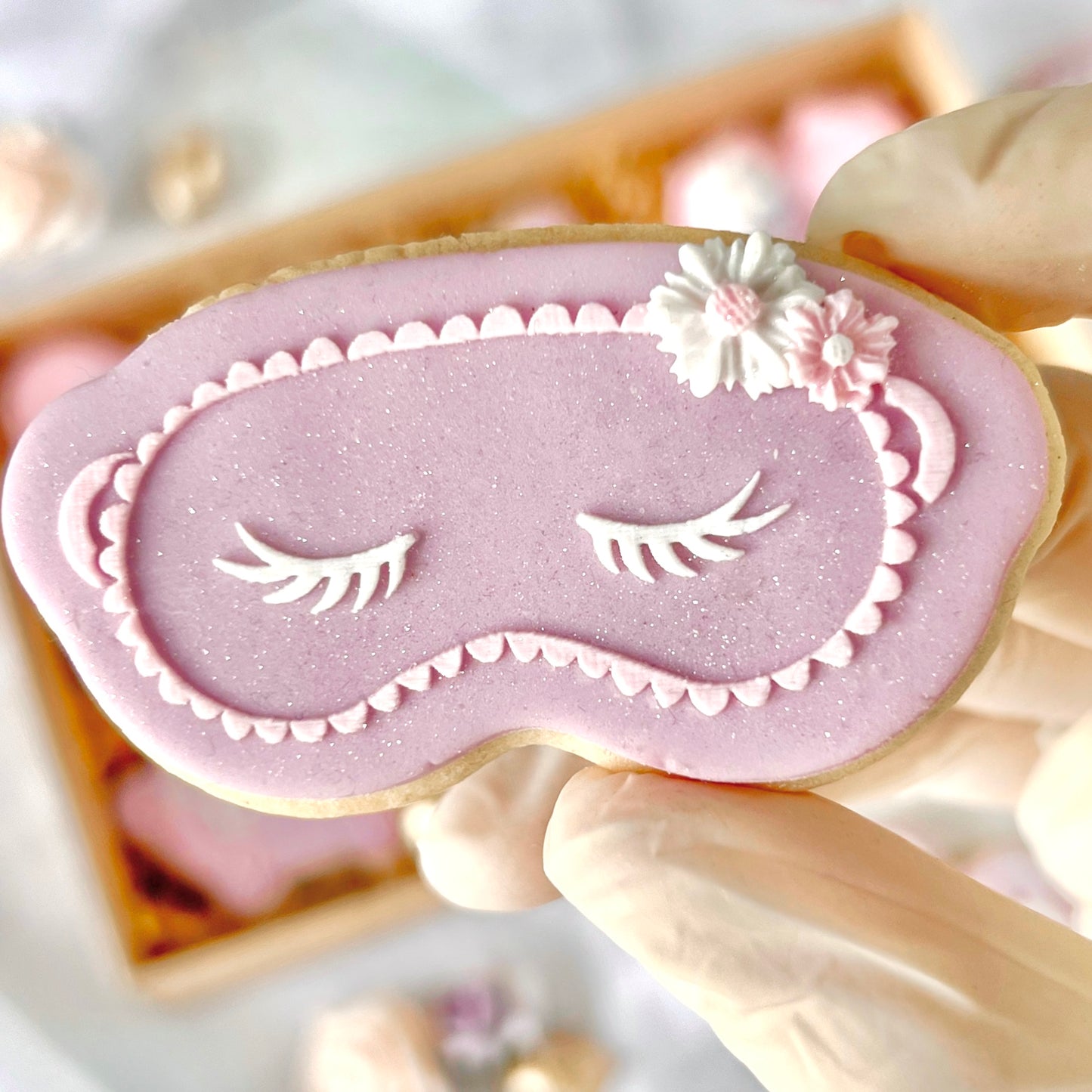 SLEEP EYE MASK - RAISED EMBOSSER
