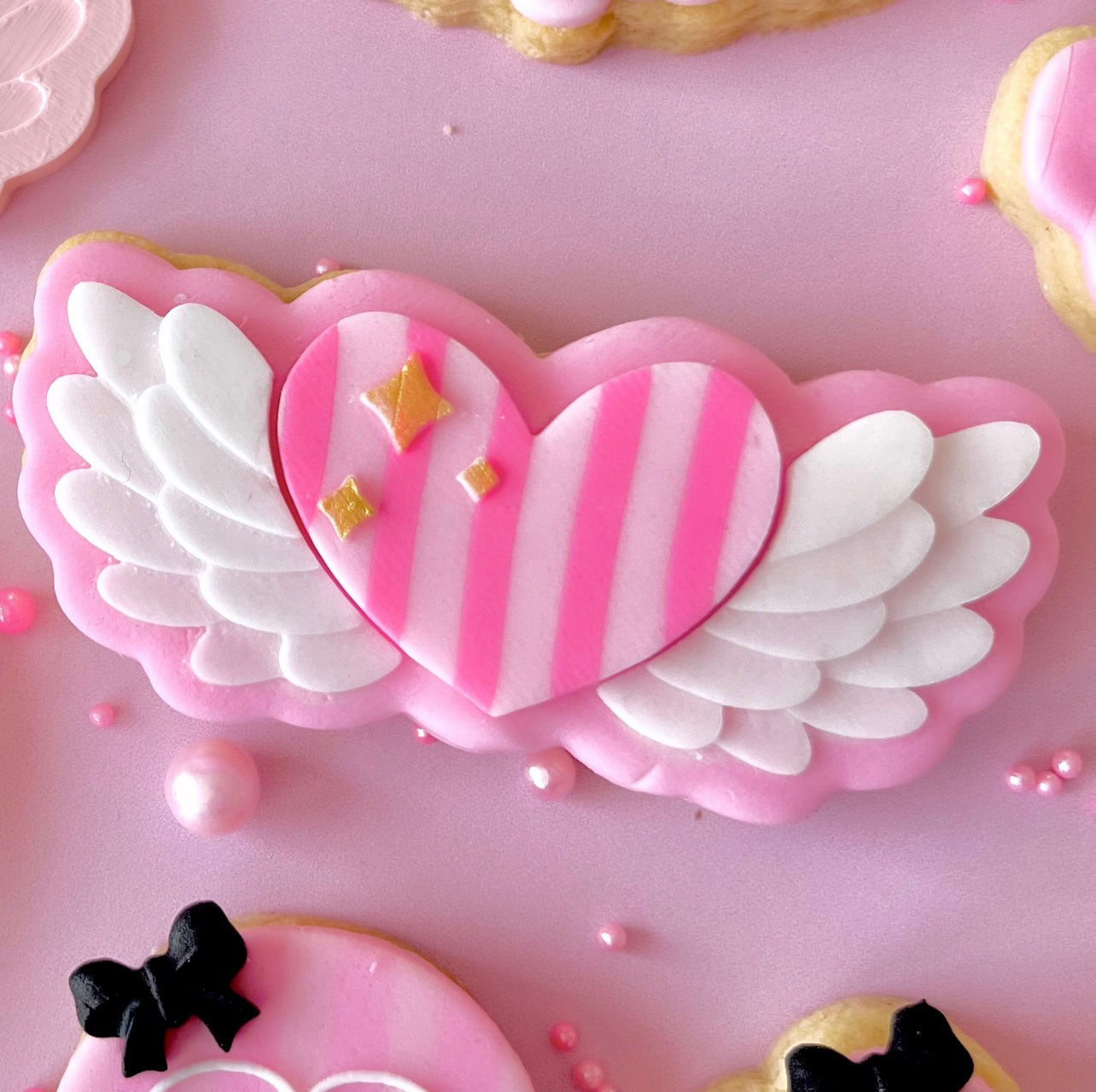 HEART WINGS - MULTI POP EMBOSSER AND CUTTER