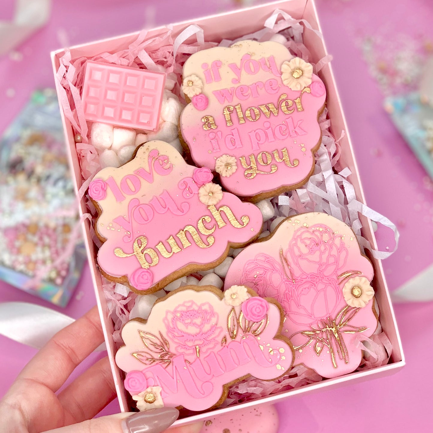 IF YOU WERE A FLOWER I'D PICK YOU - RAISED EMBOSSER