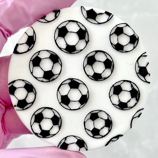 FOOTBALLS PATTERN - RAISED EMBOSSER