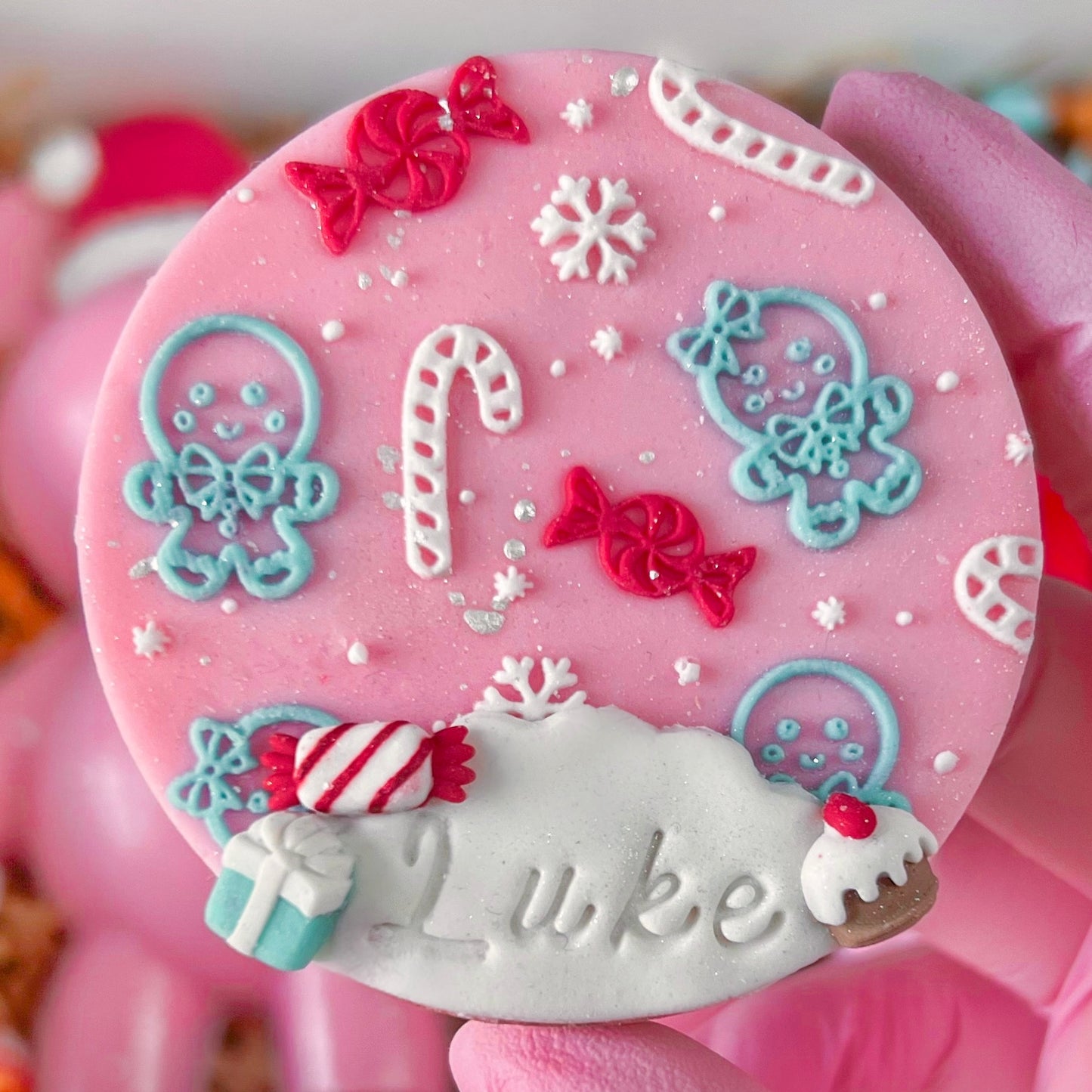 GINGERBREAD PATTERN - RAISED EMBOSSER