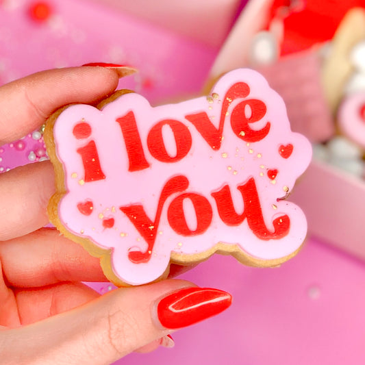 I LOVE YOU - RAISED EMBOSSER