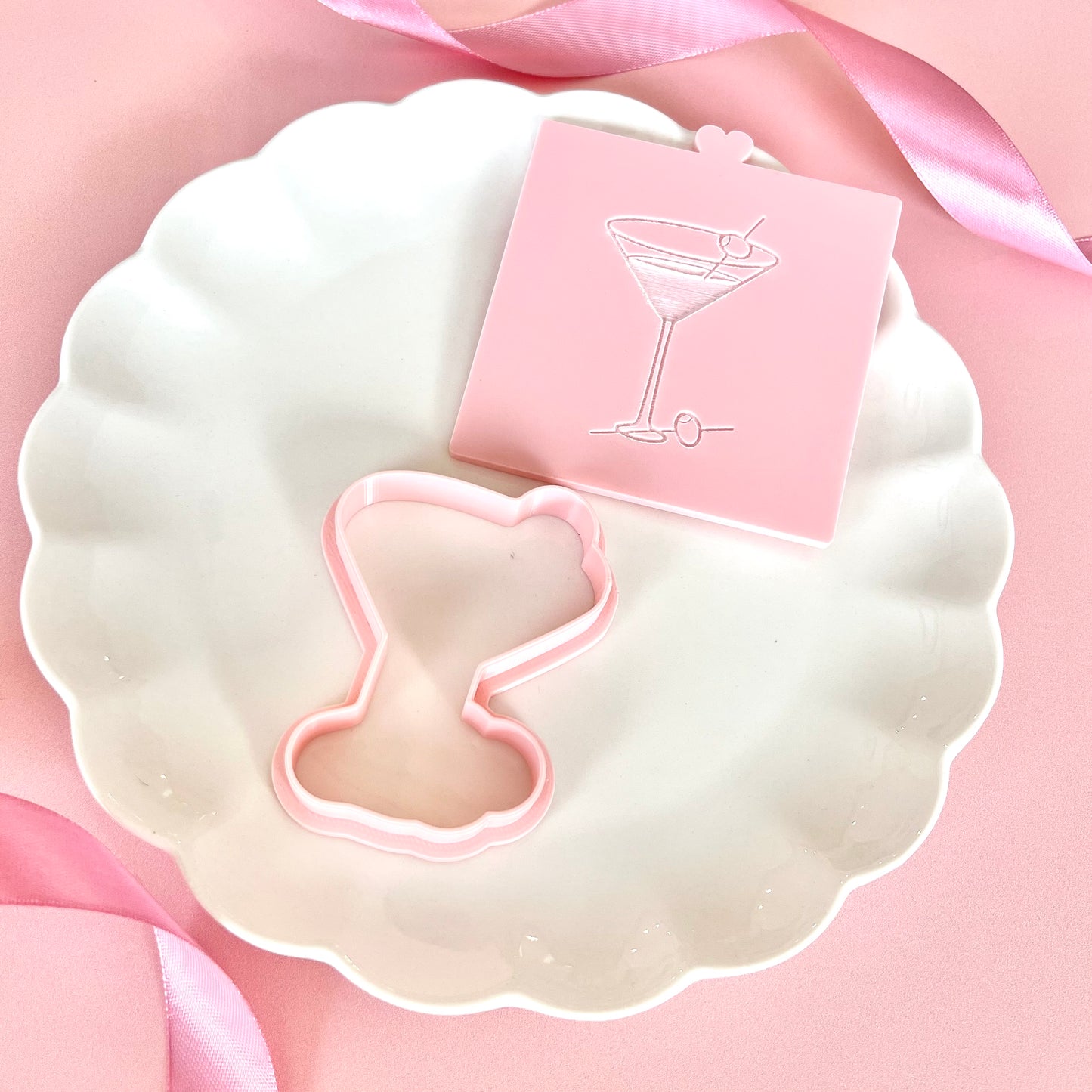 MARTINI GLASS - RAISED EMBOSSER