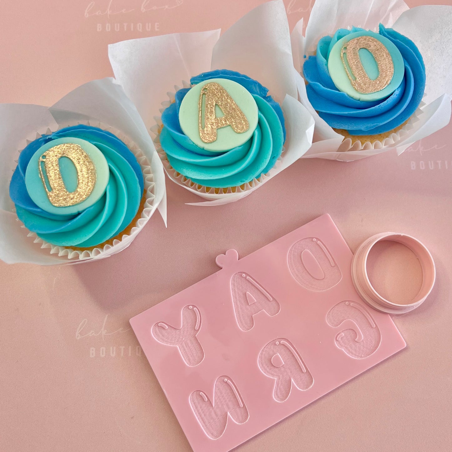 DAD DADDY GRANDAD LETTER SET - RAISED EMBOSSER