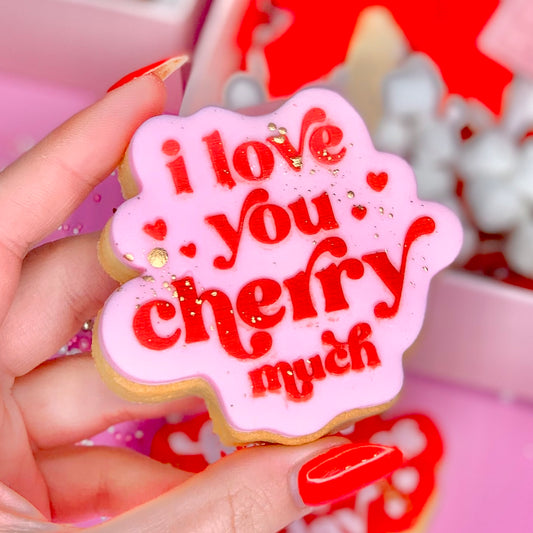 I LOVE YOU CHERRY MUCH - RAISED EMBOSSER