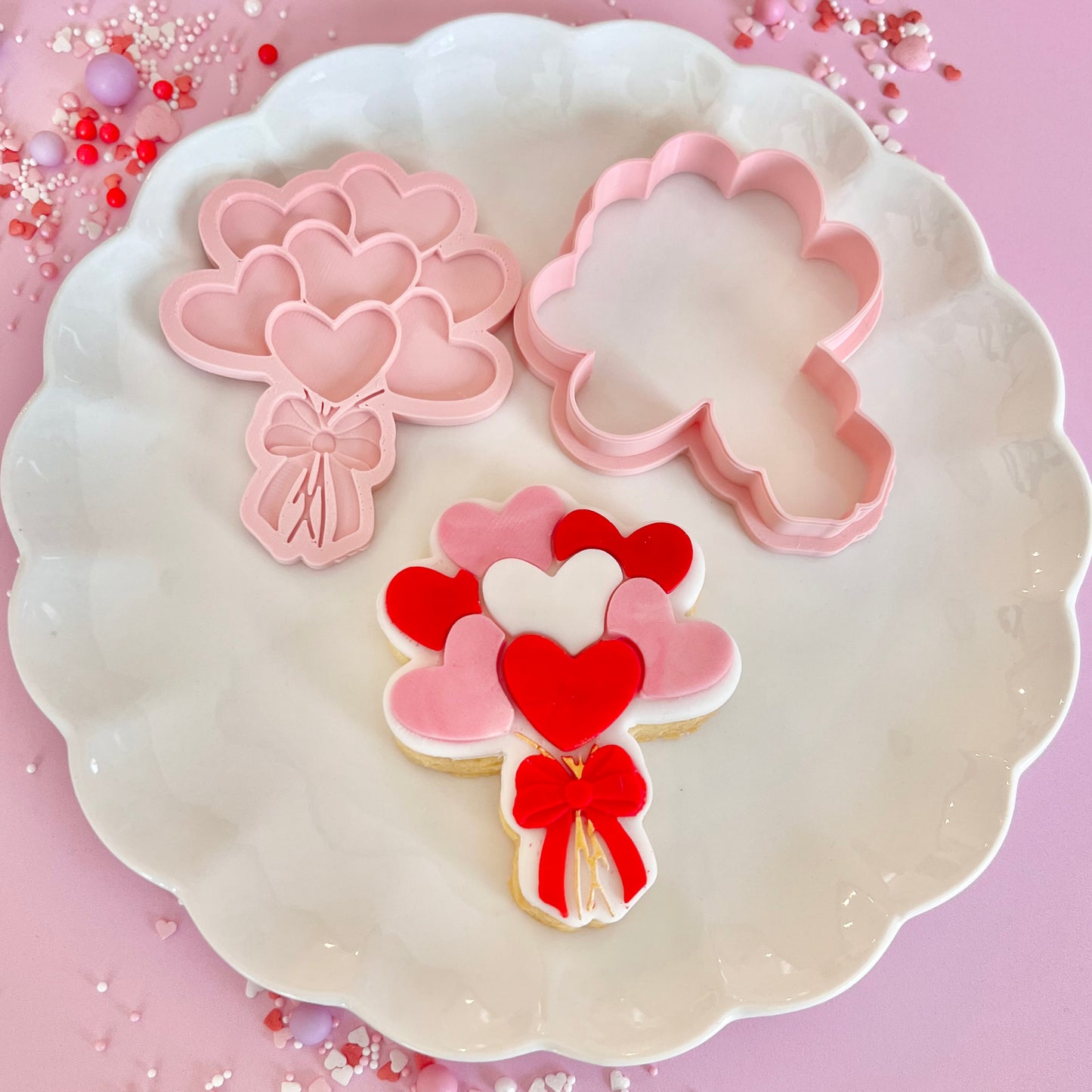 HEART BALLOONS - MULTI POP EMBOSSER AND CUTTER