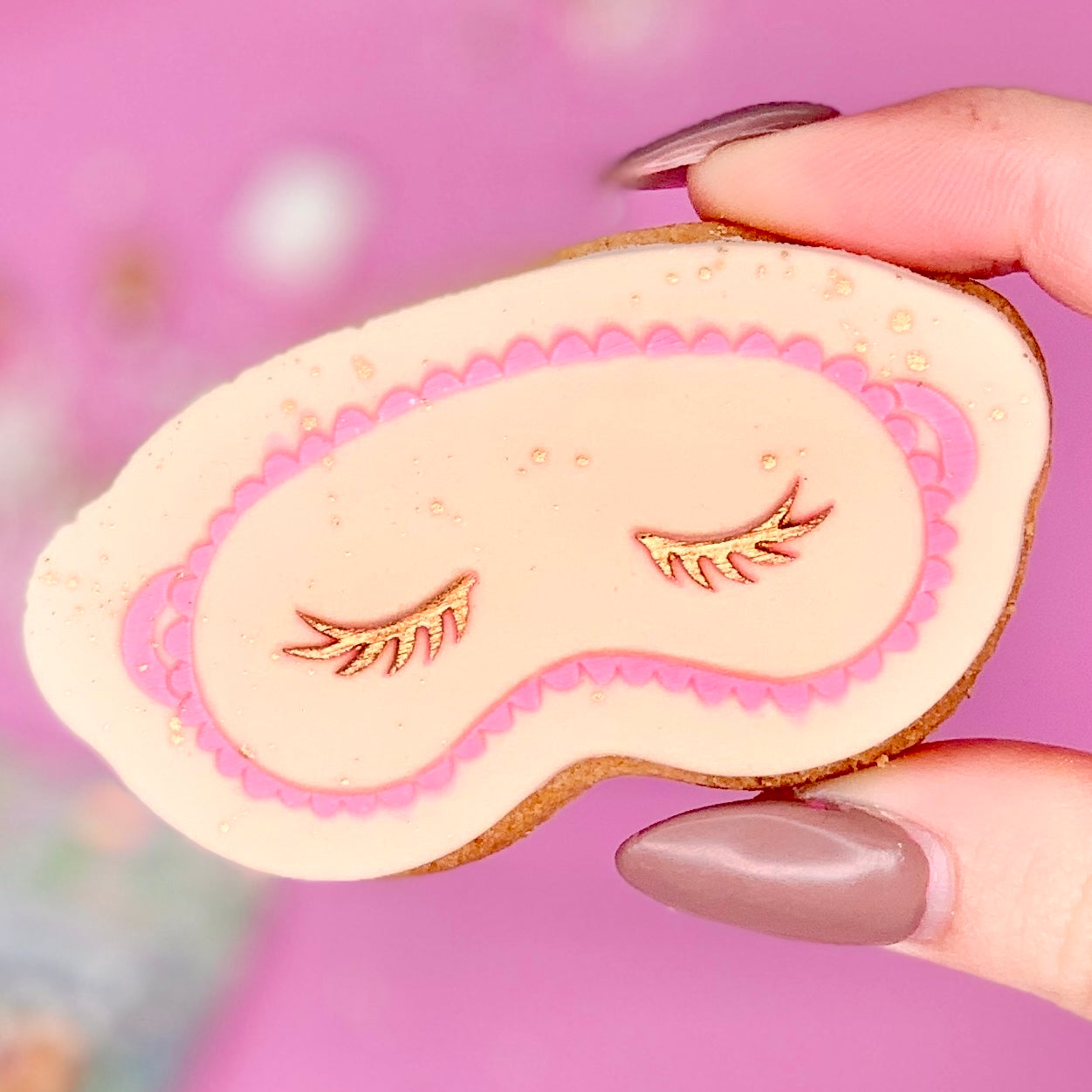 SLEEP EYE MASK - RAISED EMBOSSER
