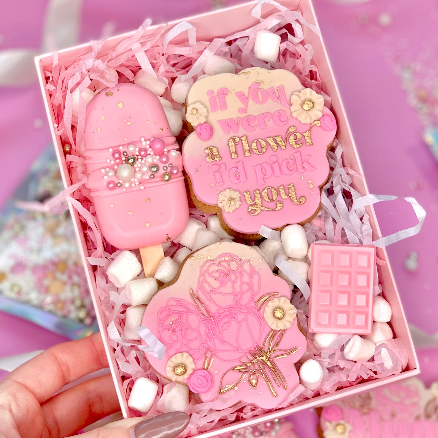 BUNCH OF PEONIES - RAISED EMBOSSER