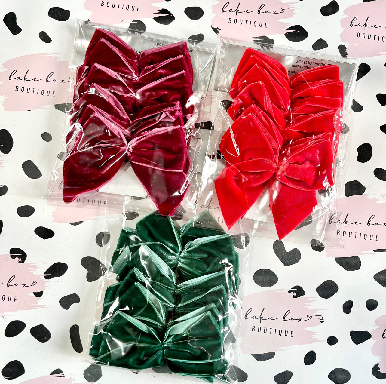 SATIN BOWS - SELF ADHESIVE