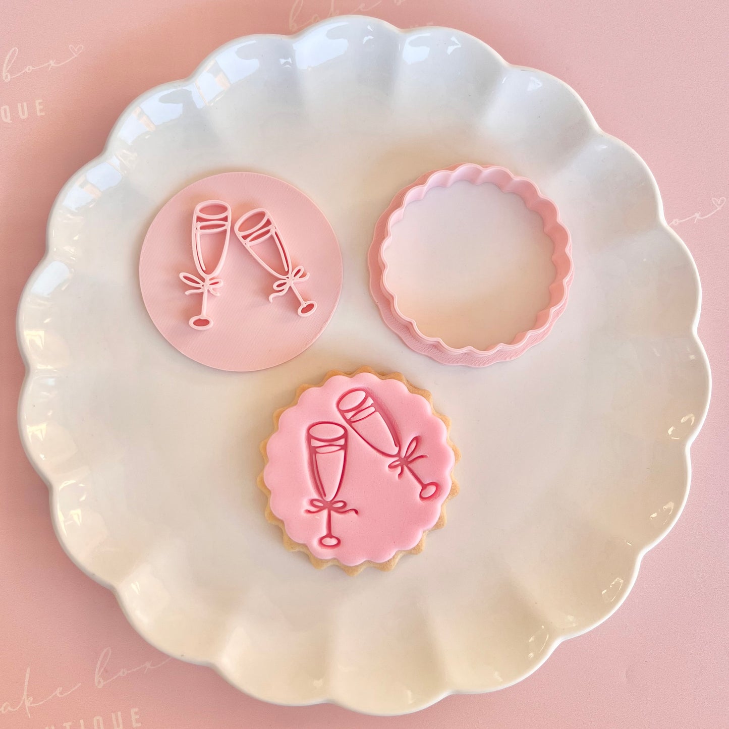 CHAMPAGNE FLUTES STAMP