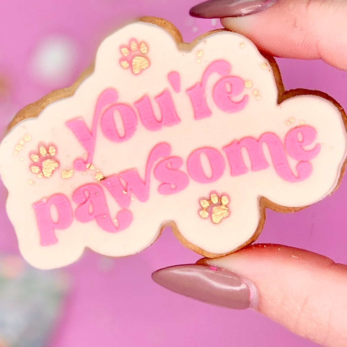 YOU'RE PAWSOME - RAISED EMBOSSER – Bake Box Boutique