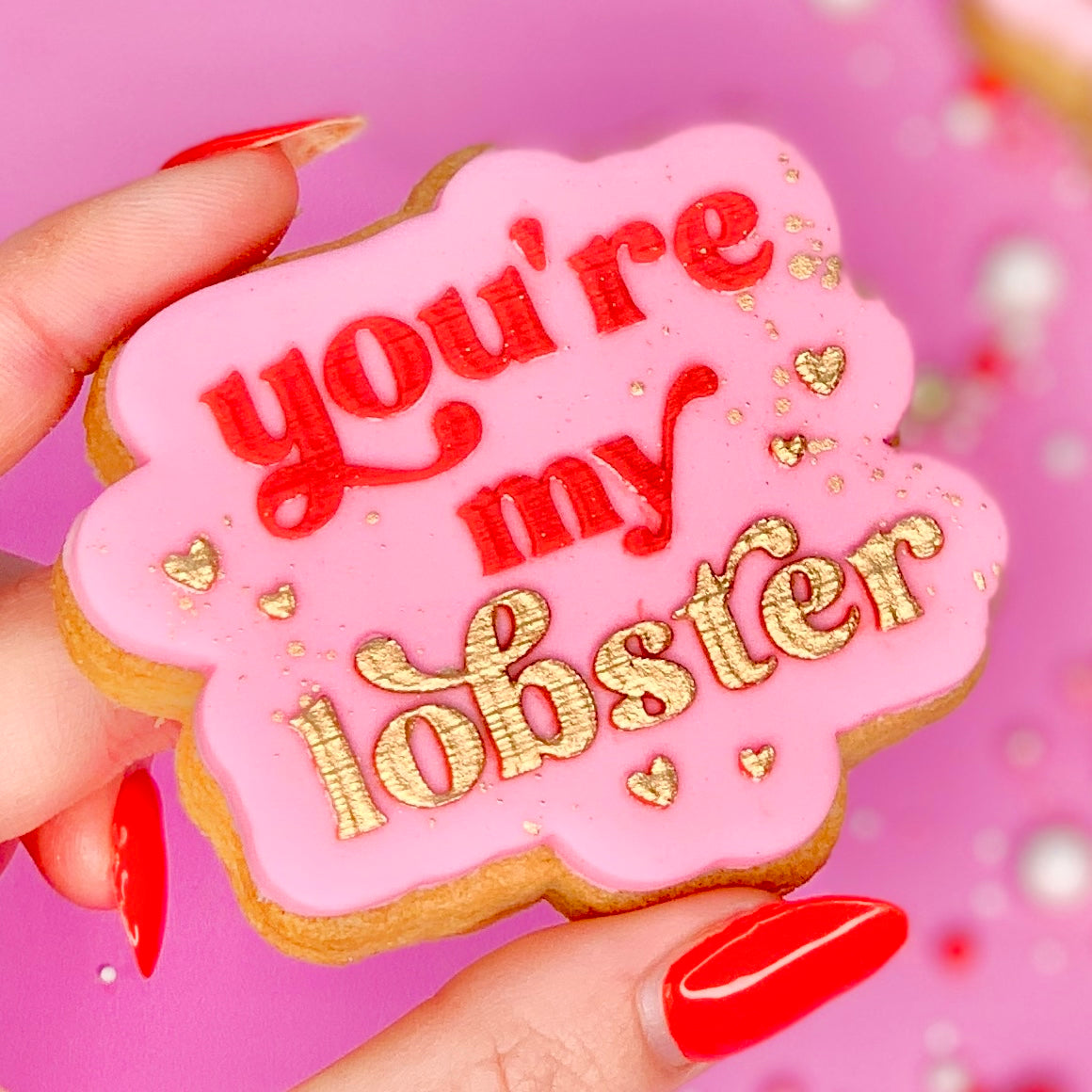 YOU'RE MY LOBSTER - RAISED EMBOSSER