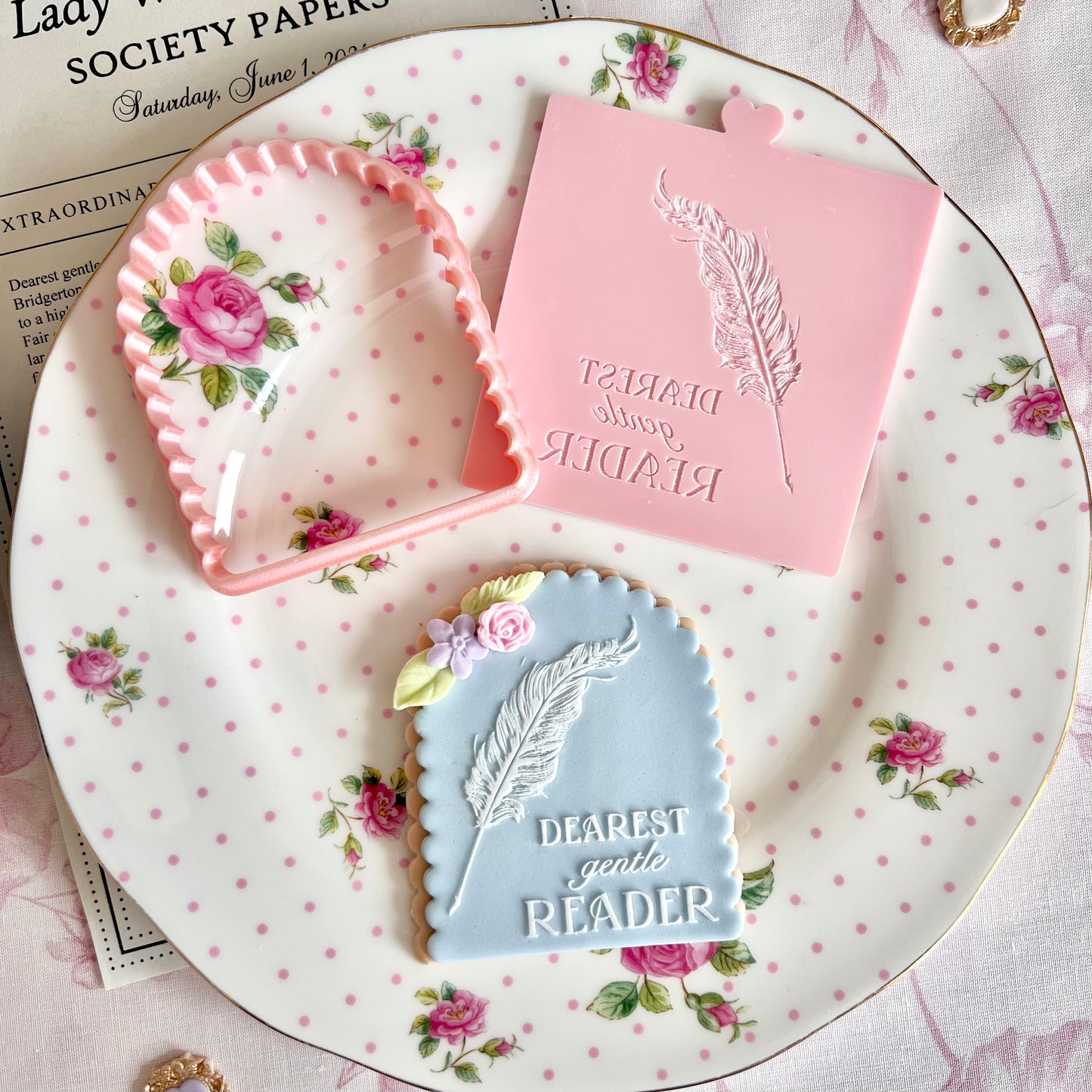 DEAREST GENTLE READER - RAISED EMBOSSER