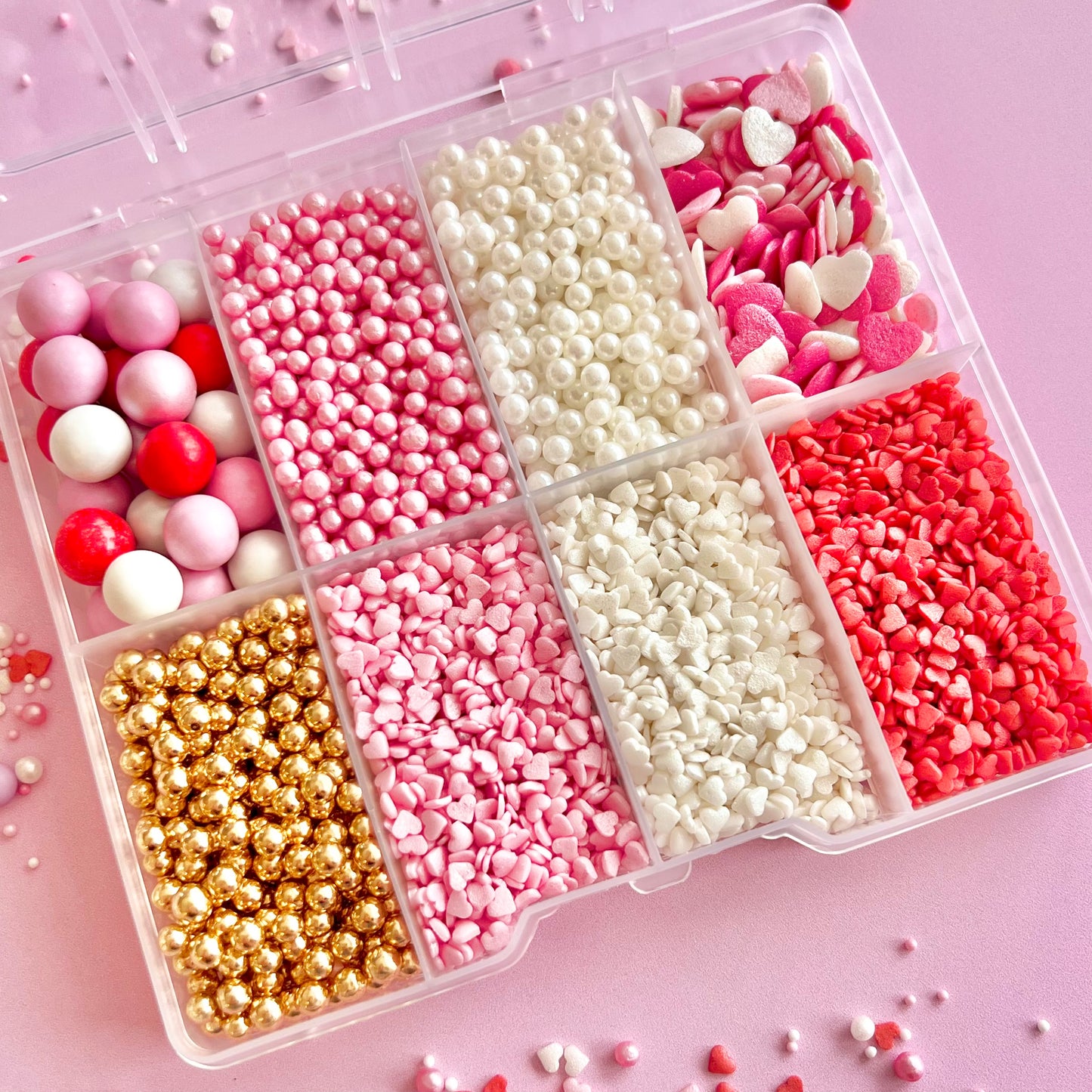 VALENTINES SPRINKLE BOX - REFILLABLE