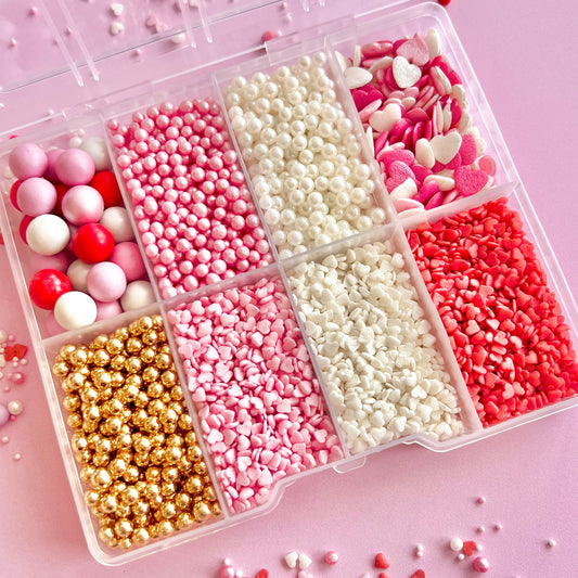 VALENTINES SPRINKLE BOX - REFILLABLE