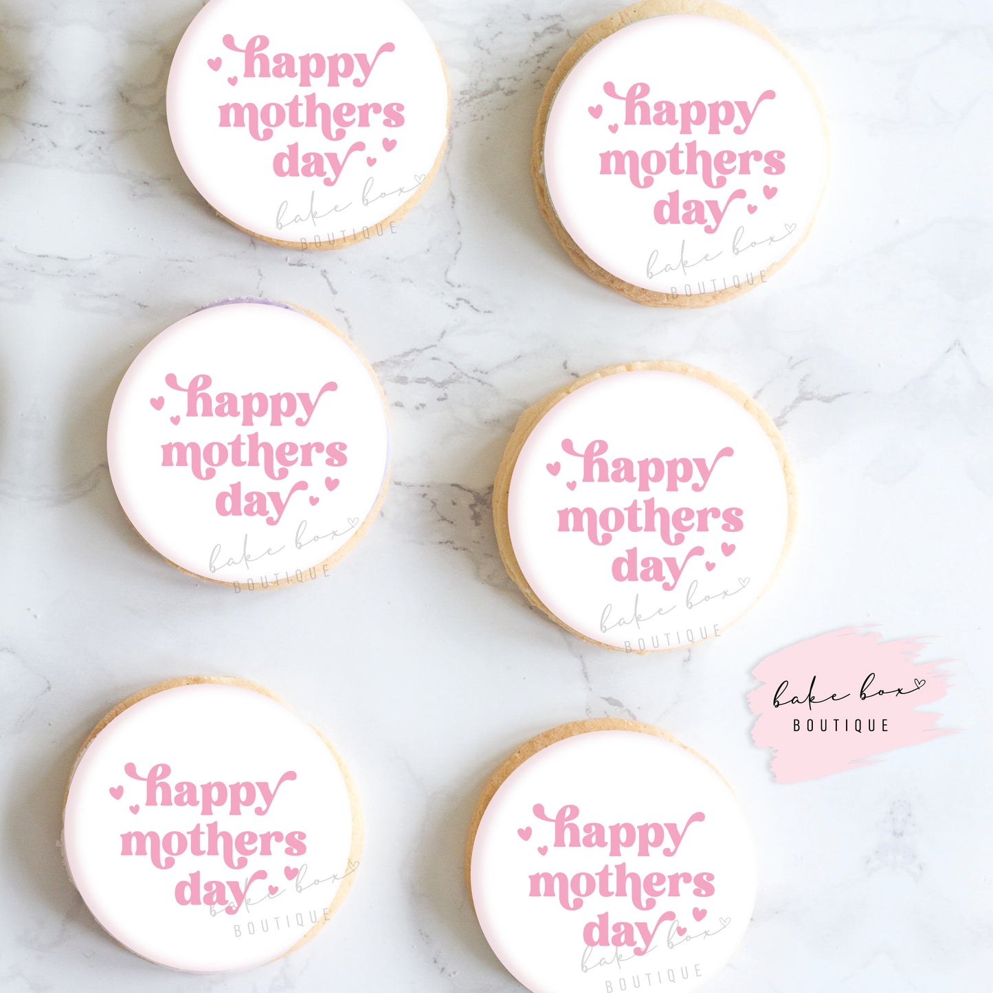 EDIBLE TOPPERS - HAPPY MOTHERS DAY