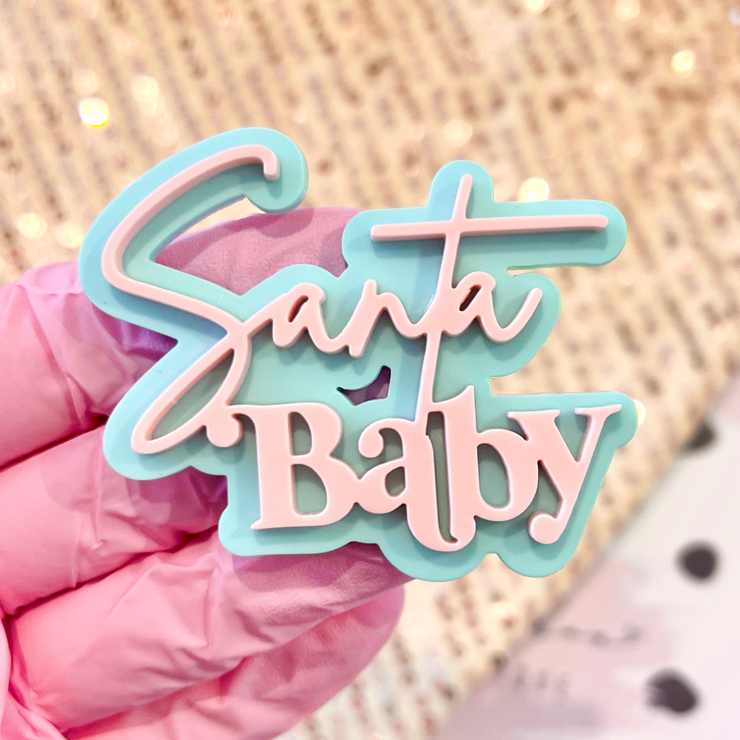 SANTA BABY - CHARM TOPPER