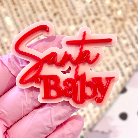SANTA BABY - CHARM TOPPER