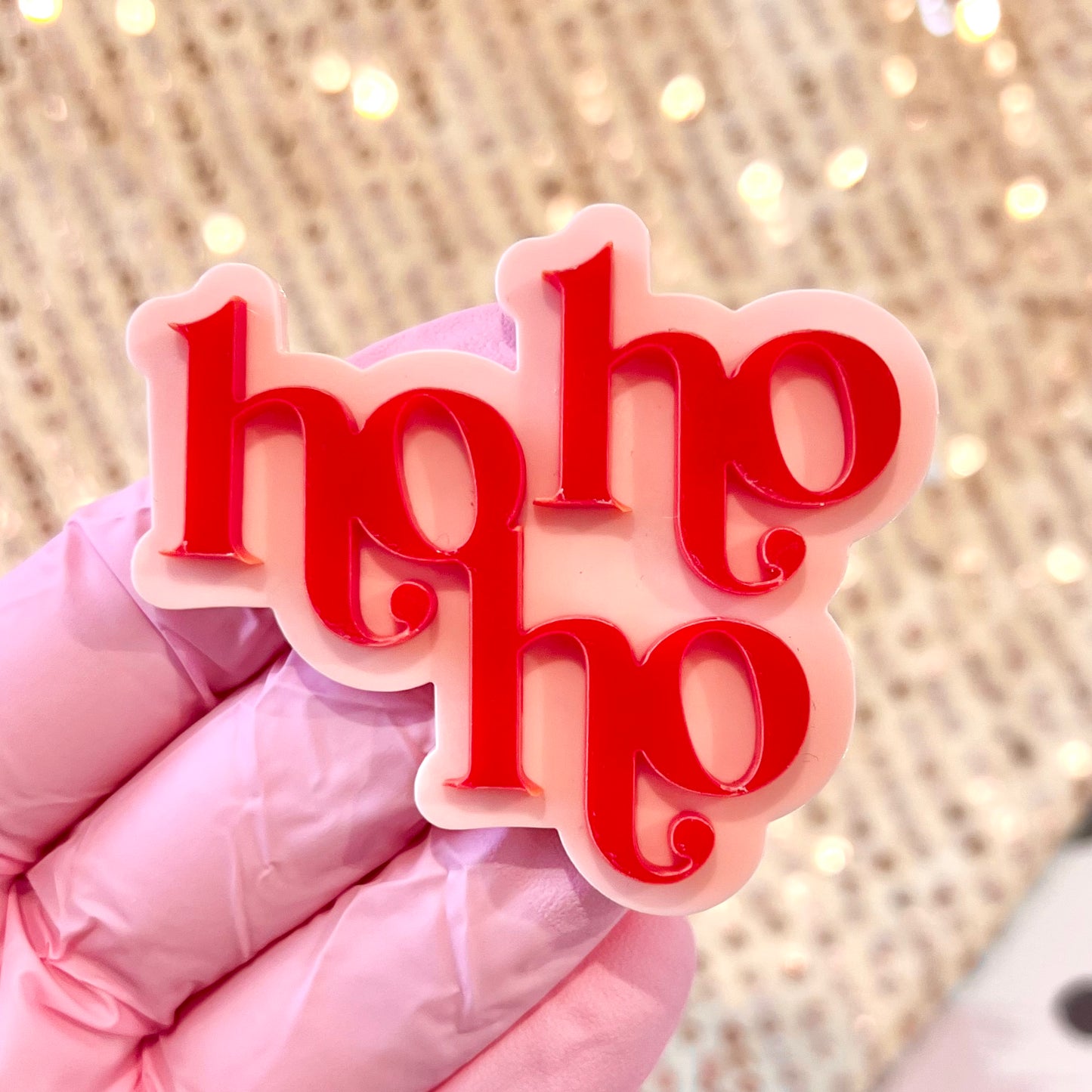 HO HO HO - CHARM TOPPER