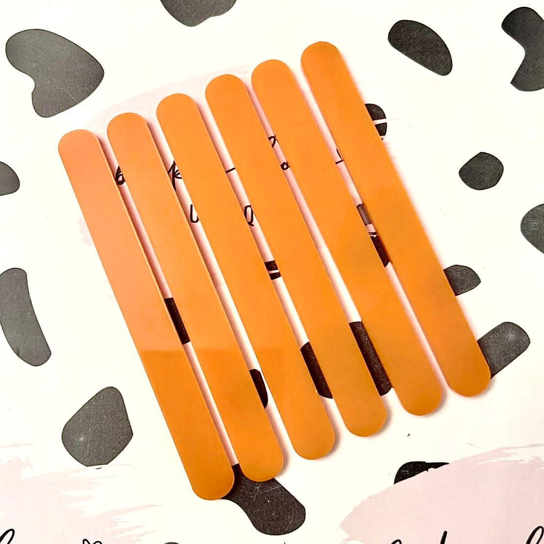 ORANGE CAKESICLE STICKS - PACK OF 6