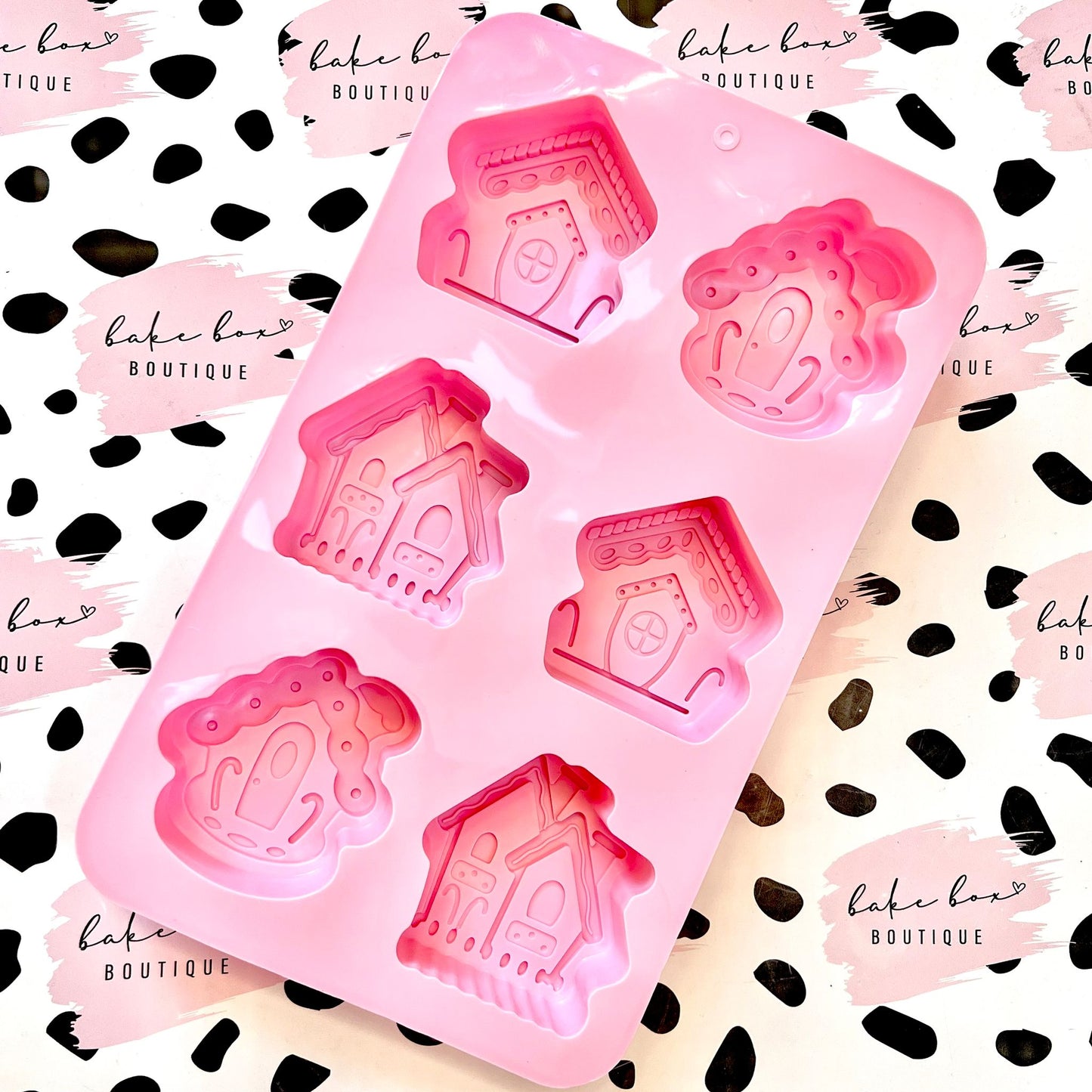 CANDY GINGERBREAD HOUSE CAKESICLE MOULD