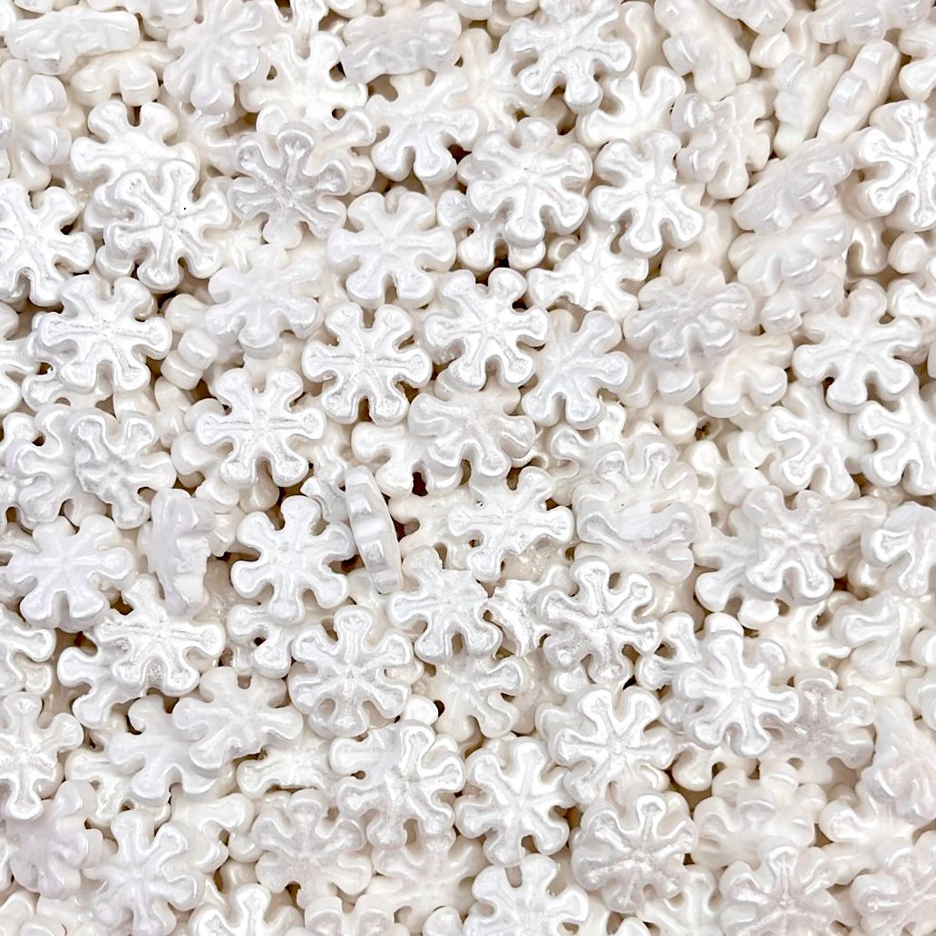WHITE SNOWFLAKES (V) - SPRINKLES