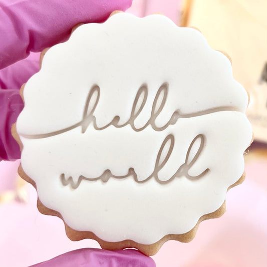HELLO WORLD STAMP