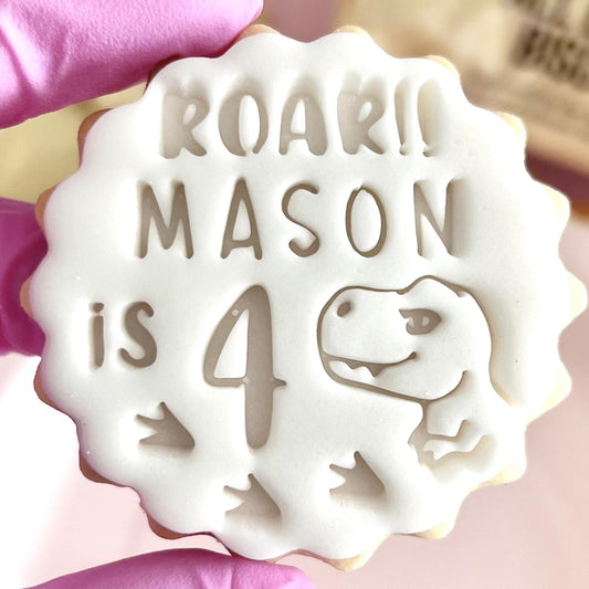 CUSTOMISED STAMP - ROAR NAME IS AGE