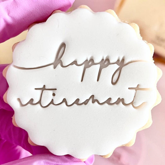 HAPPY RETIREMENT STAMP