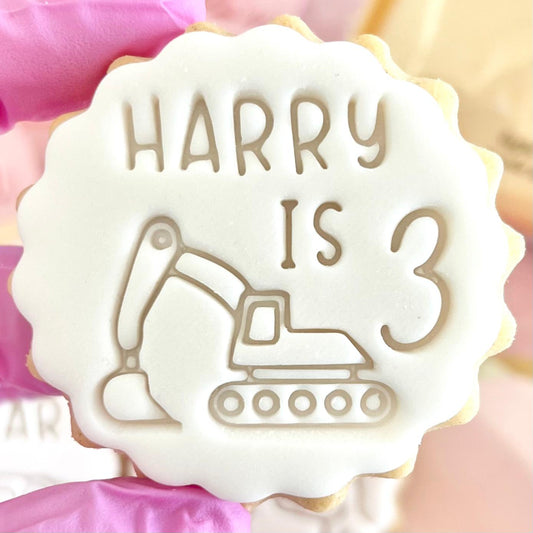 CUSTOMISED STAMP - NAME IS AGE DIGGER