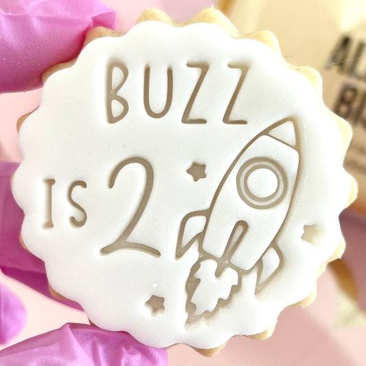 CUSTOMISED STAMP - NAME IS AGE ROCKET