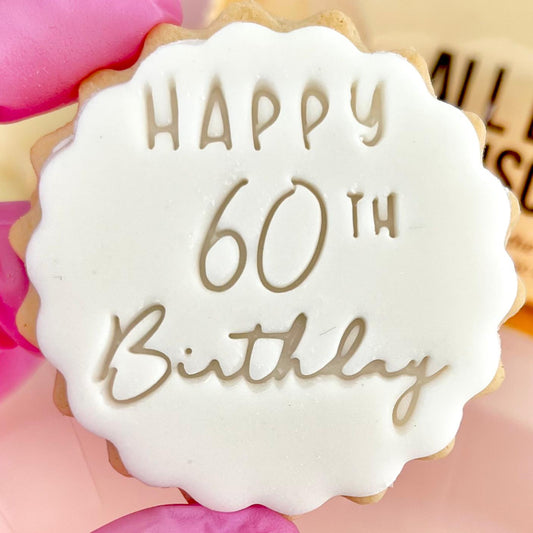 HAPPY 60TH BIRTHDAY STAMP