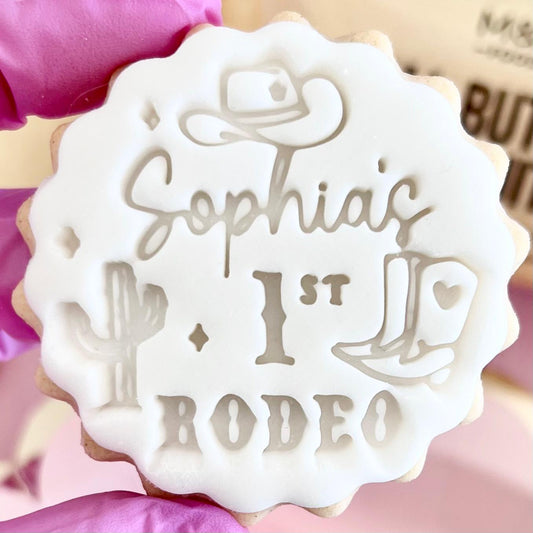 CUSTOMISED STAMP - NAME AGE RODEO