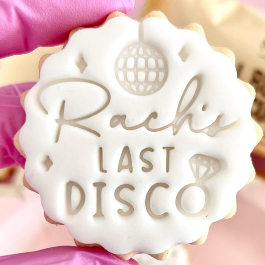 CUSTOMISED STAMP - NAME LAST DISCO