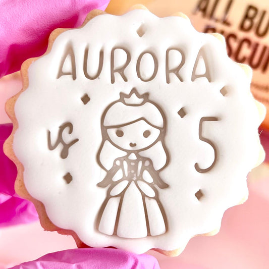 CUSTOMISED STAMP - NAME IS AGE PRINCESS