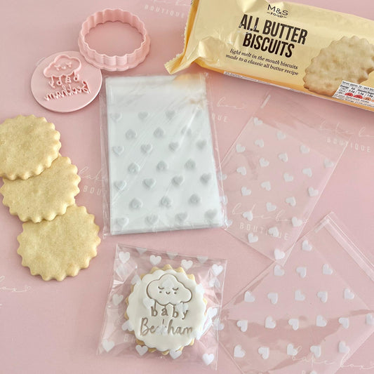 SMALL CLEAR BAGS - PERFECT FOR M&S BISCUITS