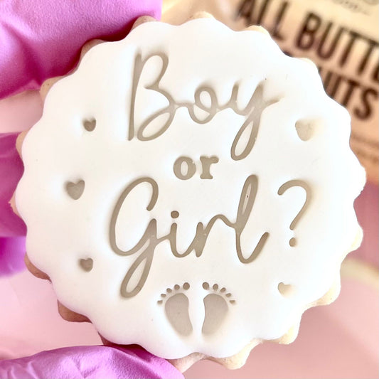 BOY OR GIRL? STAMP