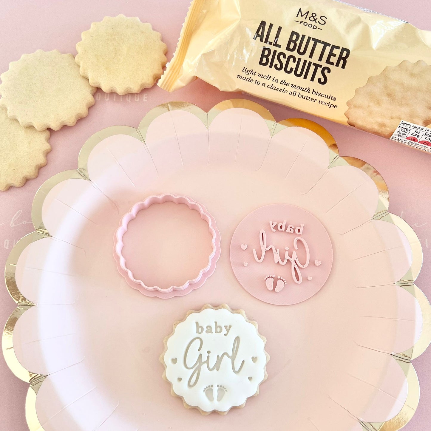 BABY GIRL STAMP