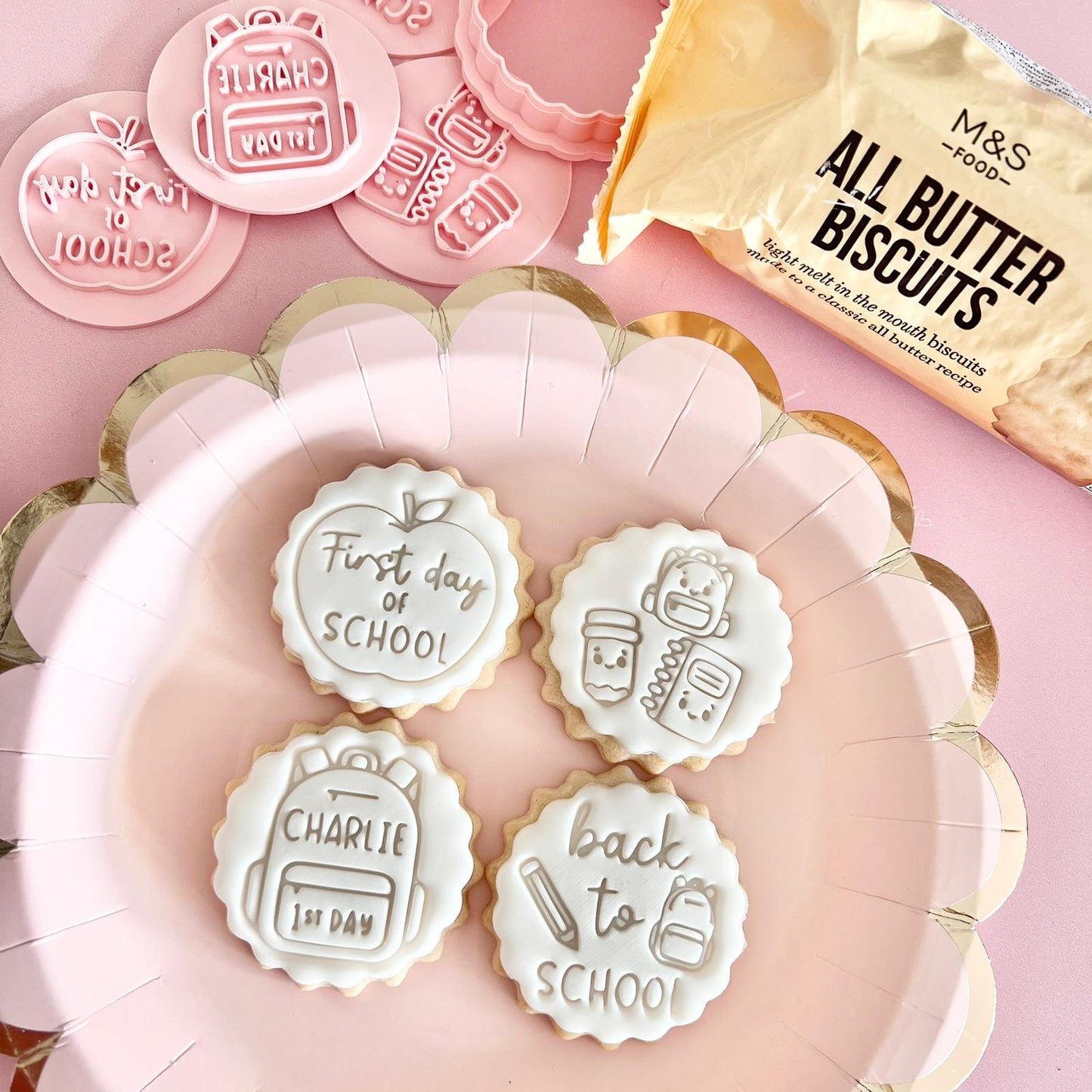 CUSTOMISED STAMP - NAME 1ST DAY BACKPACK