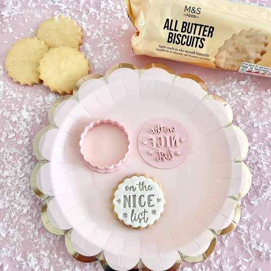 ON THE NICE LIST STAMP