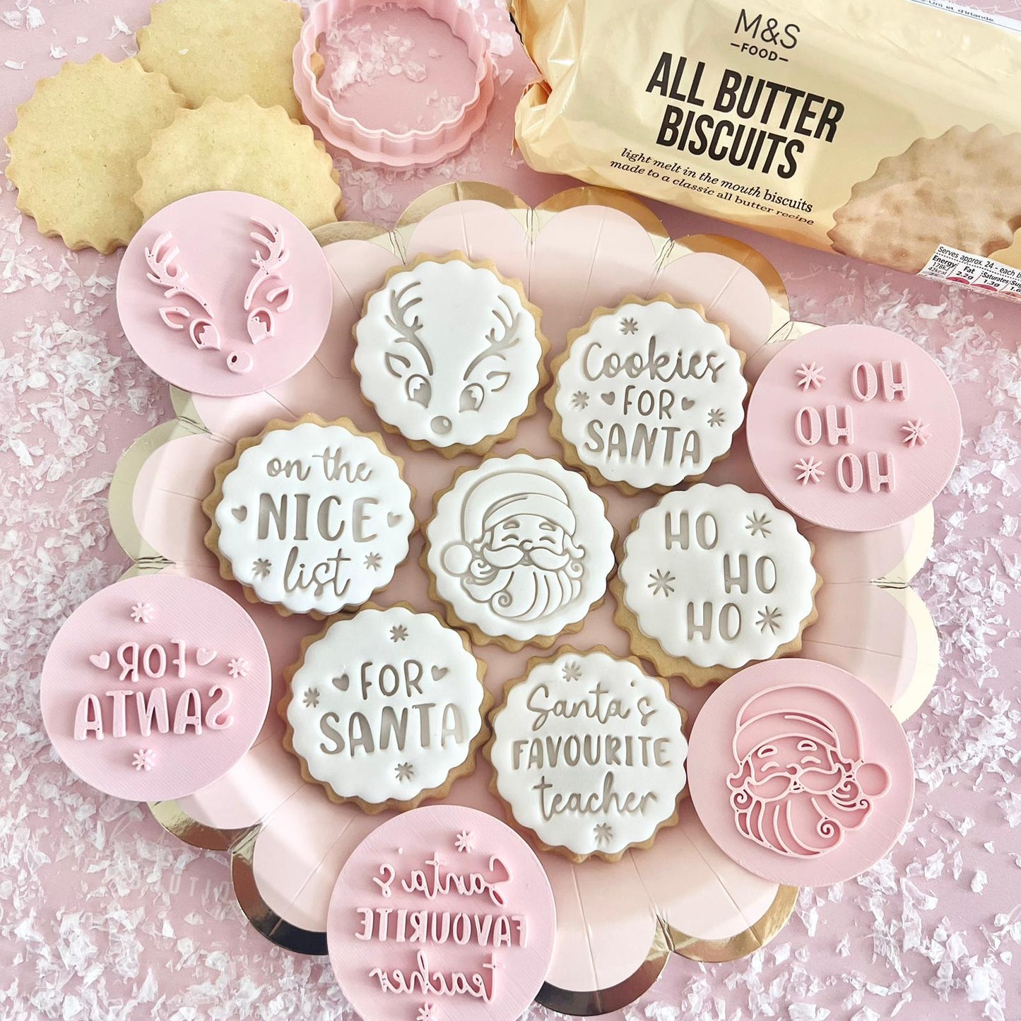 ON THE NICE LIST STAMP