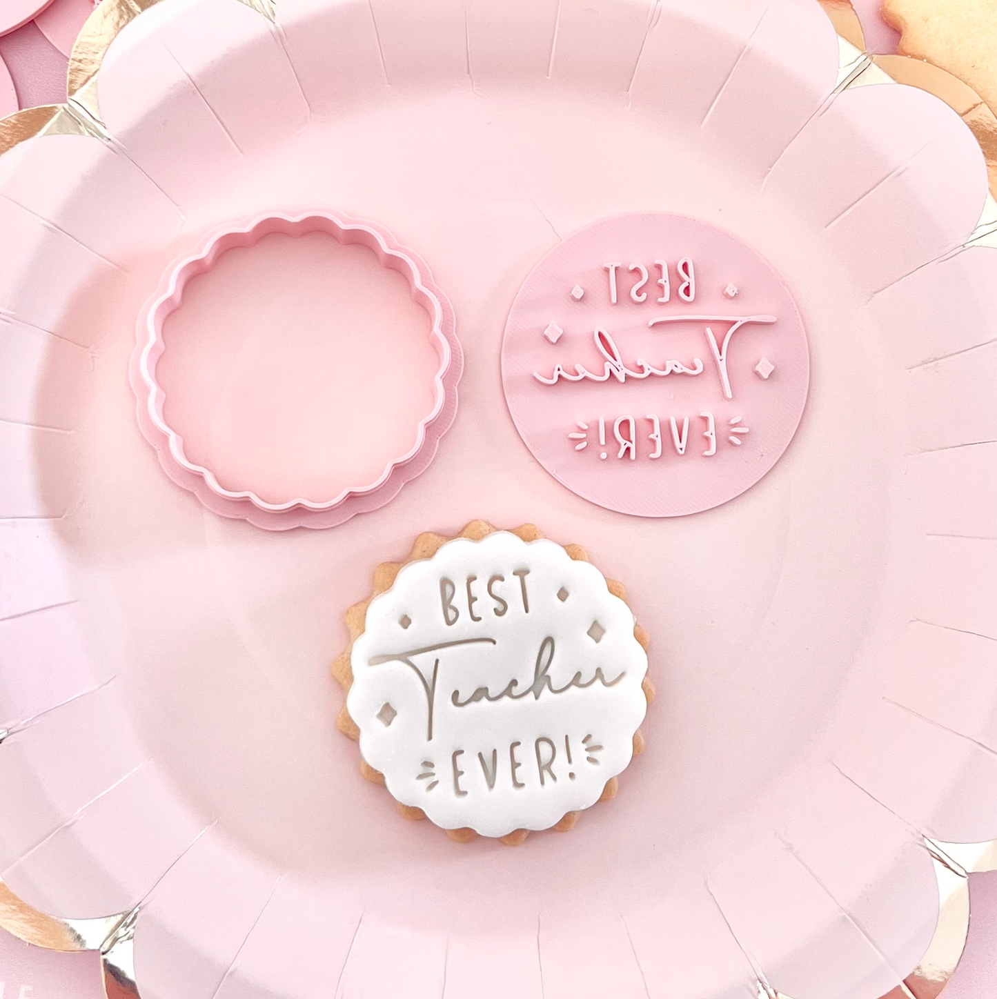 BEST TEACHER EVER STAMP