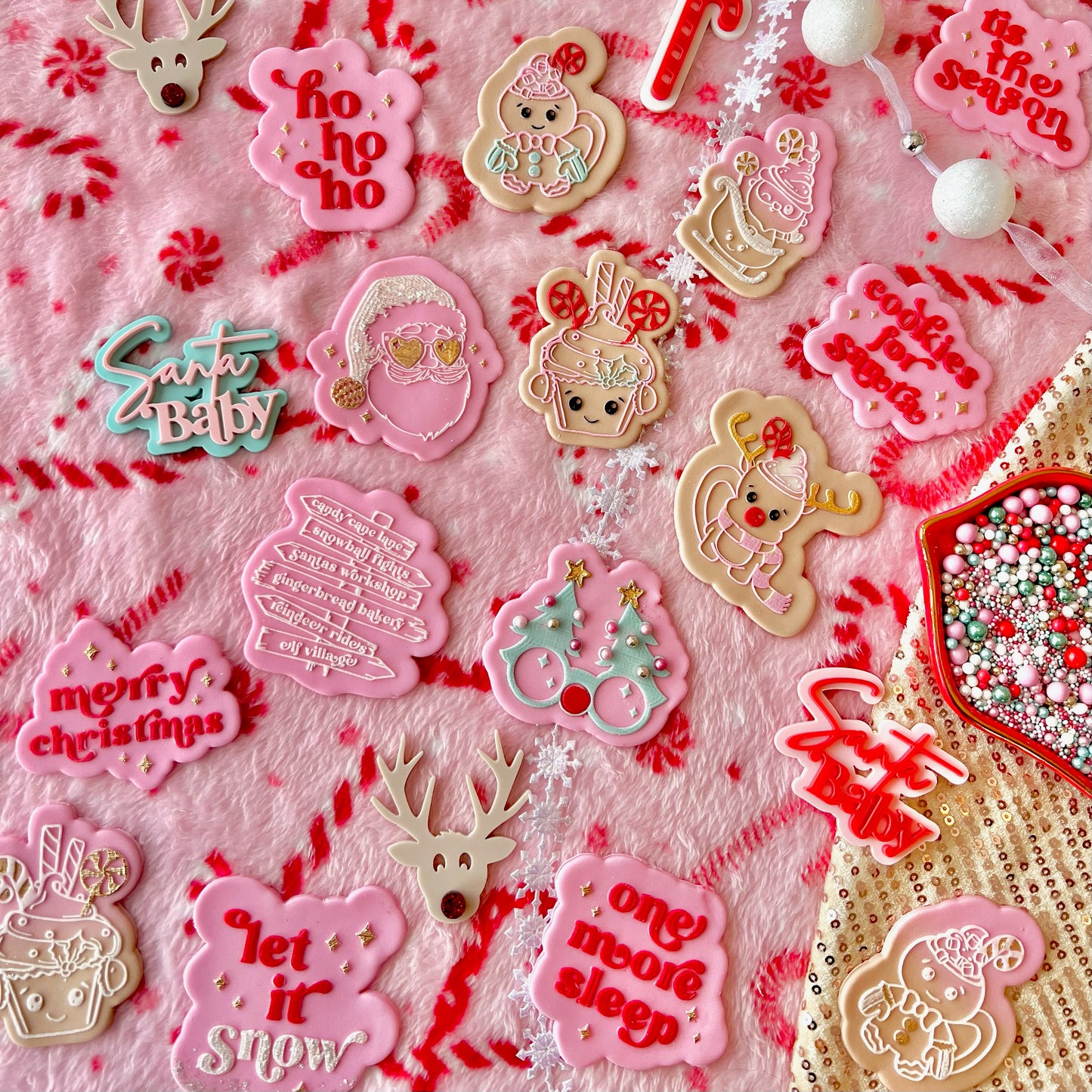 FESTIVE GLASSES - RAISED EMBOSSER