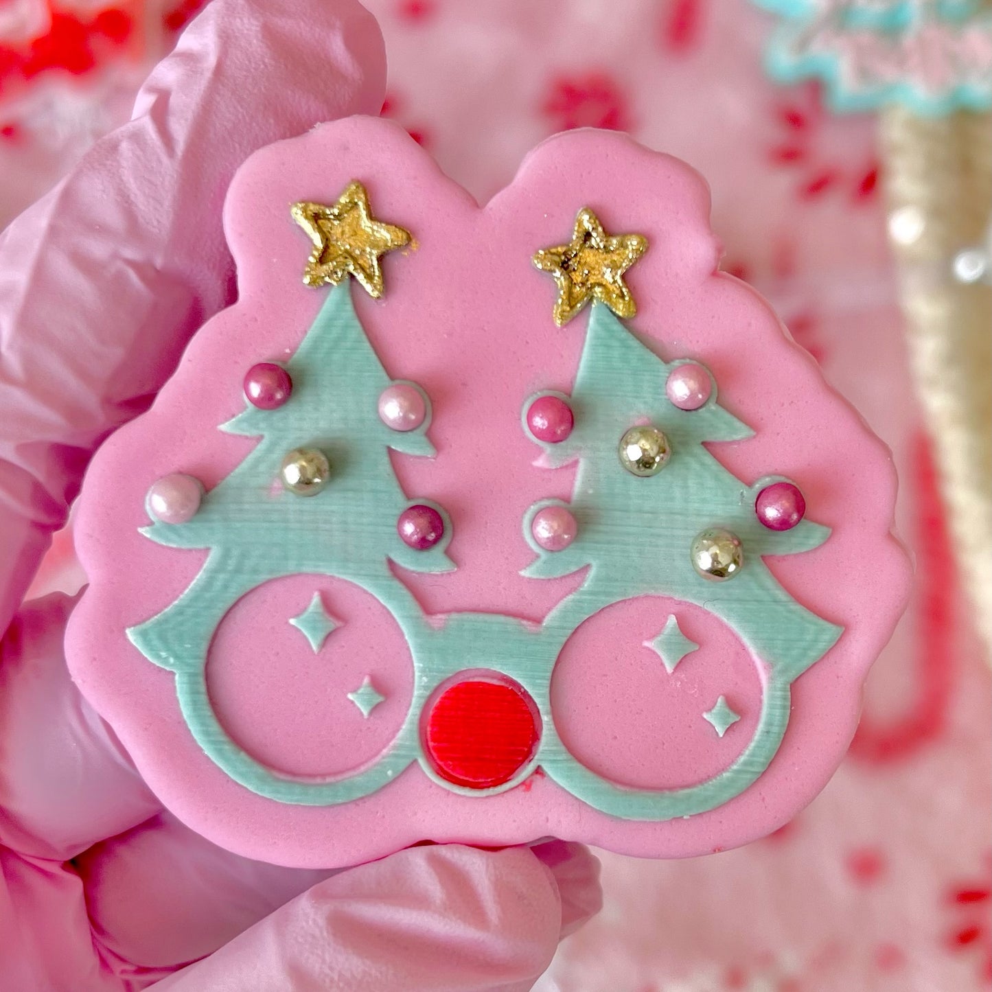 FESTIVE GLASSES - RAISED EMBOSSER